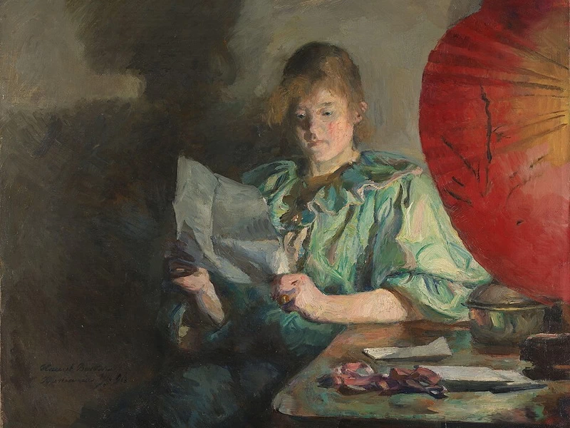 1845-Harriet Backer - Sera, Interno - Museo Nazionale di Arte, Architettura e Design, Oslo